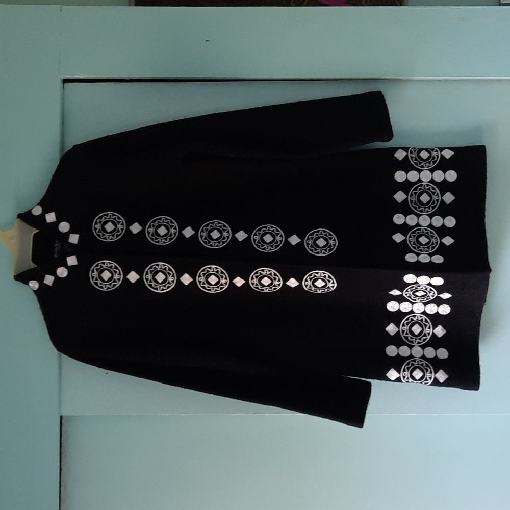Beautiful Embroidered Wool Coat